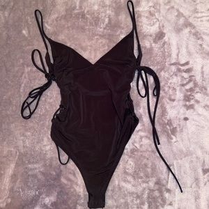 Lulu’s tie-up body suit